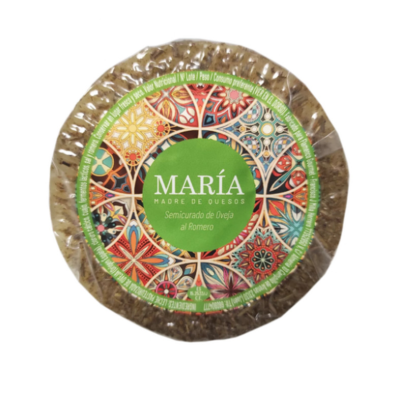 MINI Queso Oveja Semicurado Al Romero