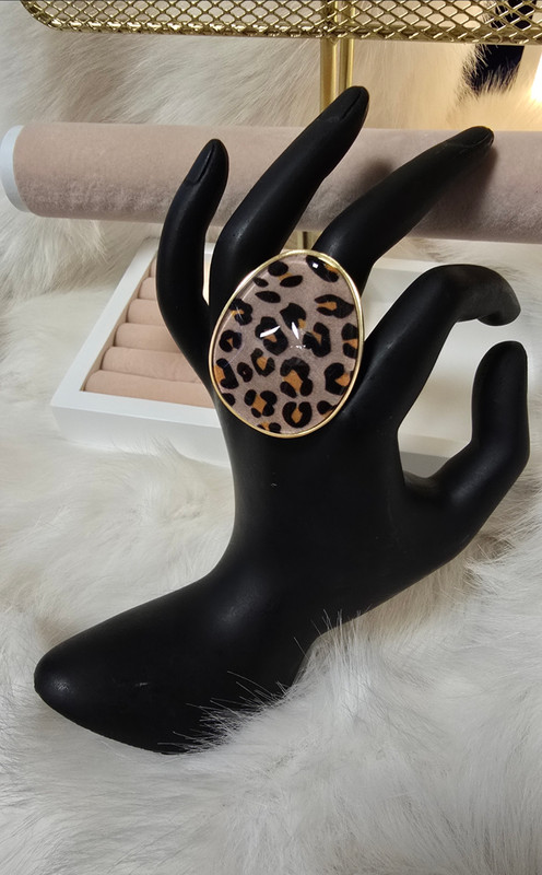 Anillo pedrusco leopardo